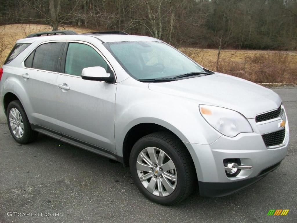 Silver Ice Metallic 2011 Chevrolet Equinox LT AWD Exterior Photo #44909219