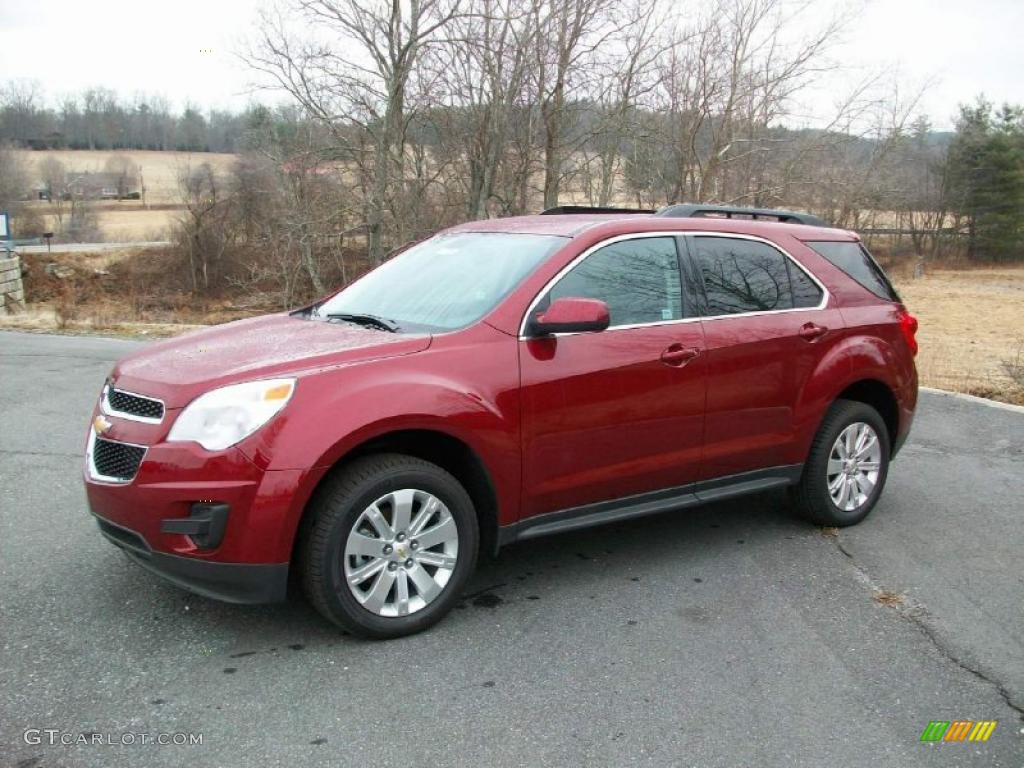 Cardinal Red Metallic 2011 Chevrolet Equinox LT AWD Exterior Photo #44909400