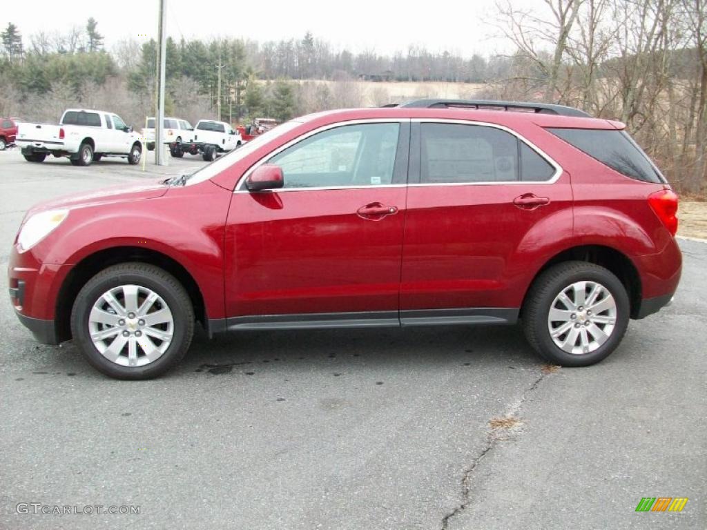 Cardinal Red Metallic 2011 Chevrolet Equinox LT AWD Exterior Photo #44909415