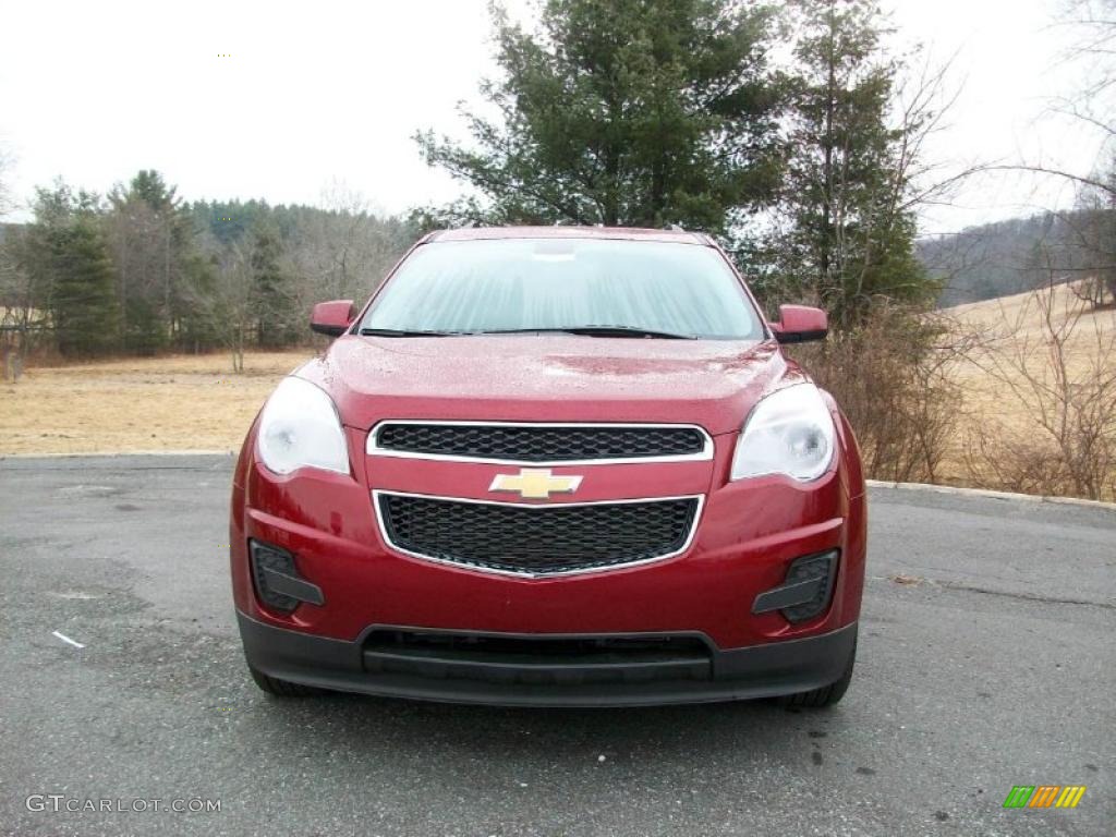 Cardinal Red Metallic 2011 Chevrolet Equinox LT AWD Exterior Photo #44909451