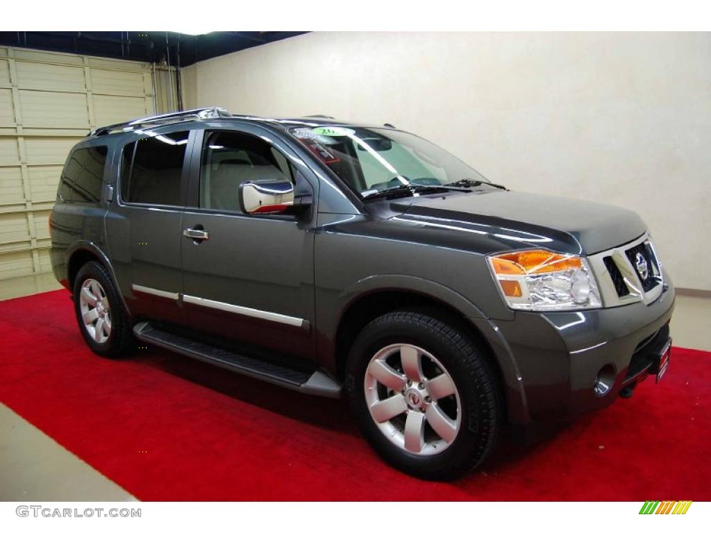 Smoke Gray Metallic 2010 Nissan Armada Titanium Exterior Photo #44909635