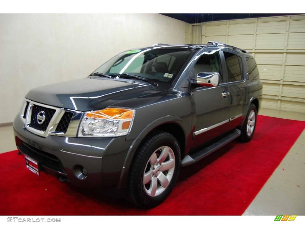Smoke Gray Metallic 2010 Nissan Armada Titanium Exterior Photo #44909667