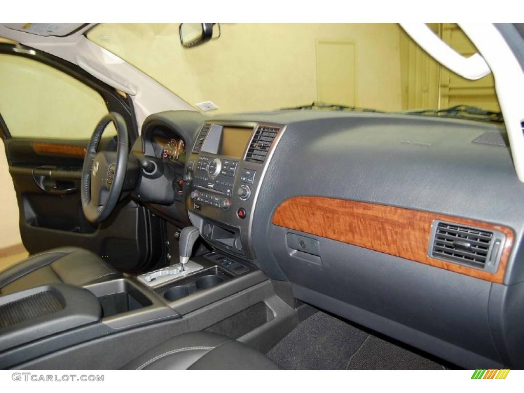 2010 Nissan Armada Titanium Charcoal Dashboard Photo #44910011