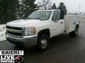 2007 Summit White Chevrolet Silverado 3500HD Regular Cab 4x4 Chassis  photo #3