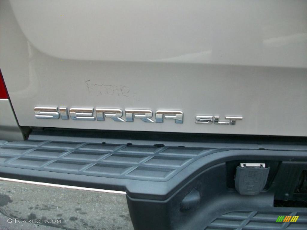 2008 Sierra 1500 SLT Crew Cab 4x4 - Silver Birch Metallic / Ebony photo #7