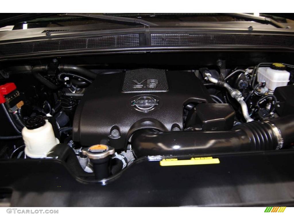 2010 Nissan Titan SE Crew Cab Engine Photos