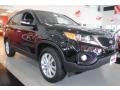 2011 Ebony Black Kia Sorento EX  photo #8