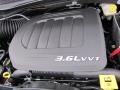 3.6 Liter DOHC 24-Valve VVT Pentastar V6 2011 Chrysler Town & Country Limited Engine