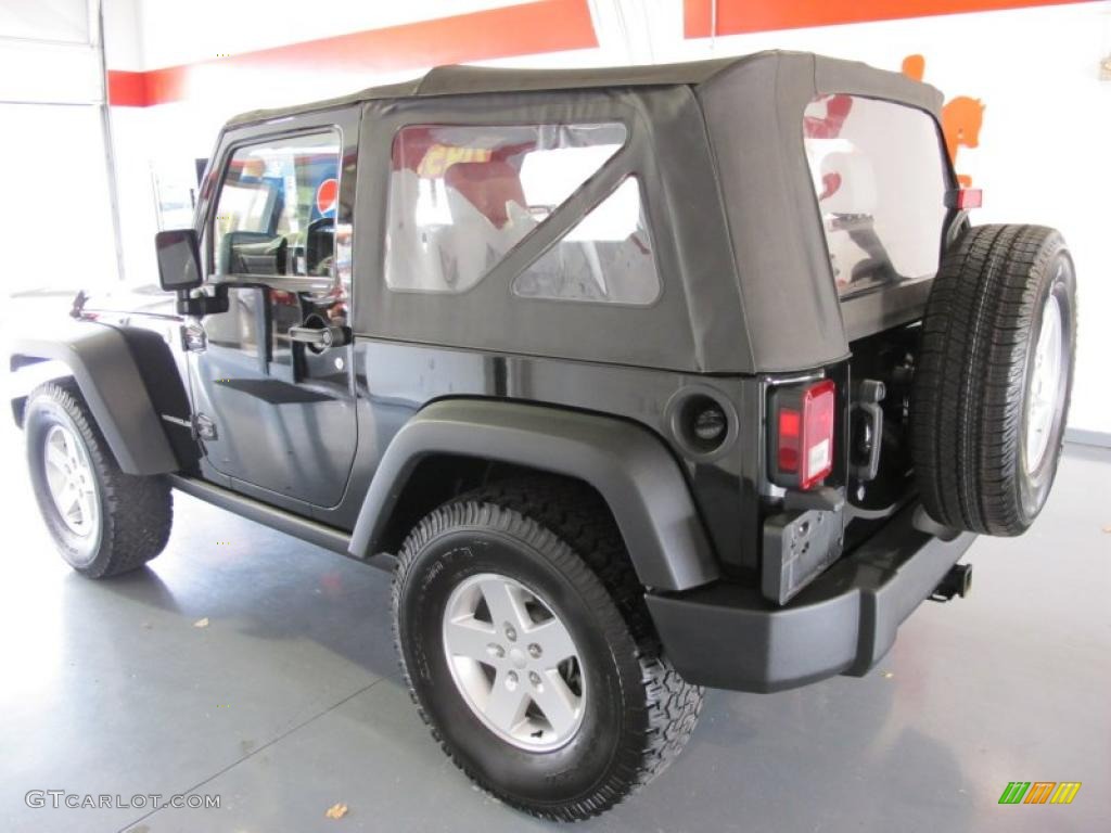 2008 Wrangler Rubicon 4x4 - Black / Dark Slate Gray/Medium Slate Gray photo #2
