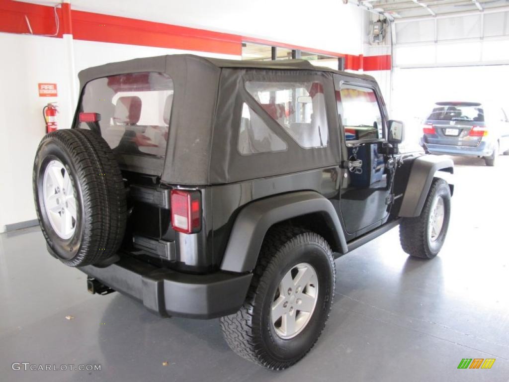 2008 Wrangler Rubicon 4x4 - Black / Dark Slate Gray/Medium Slate Gray photo #4
