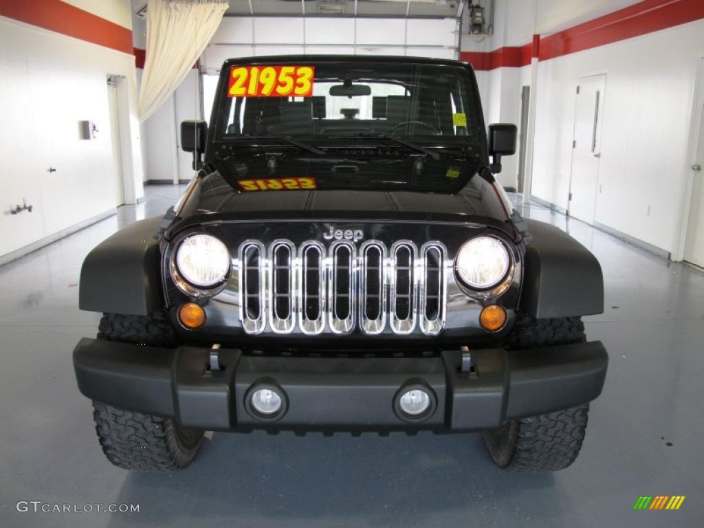 2008 Wrangler Rubicon 4x4 - Black / Dark Slate Gray/Medium Slate Gray photo #6