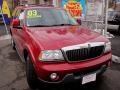 2003 Vivid Red Metallic Lincoln Aviator Luxury AWD  photo #2