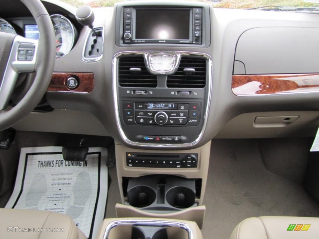 2011 Chrysler Town & Country Limited Dark Frost Beige/Medium Frost Beige Dashboard Photo #44912123