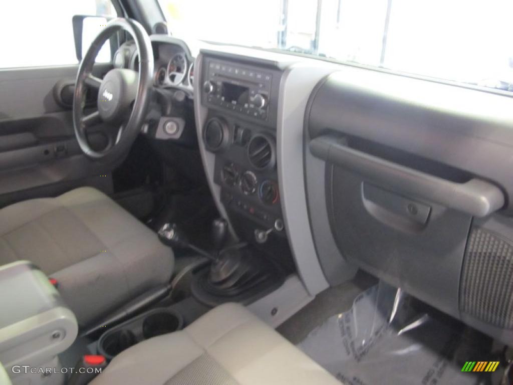 2008 Wrangler Rubicon 4x4 - Black / Dark Slate Gray/Medium Slate Gray photo #10