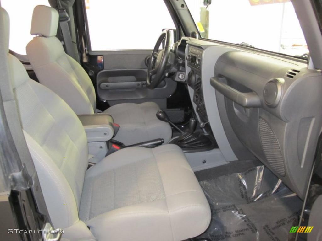 2008 Wrangler Rubicon 4x4 - Black / Dark Slate Gray/Medium Slate Gray photo #11