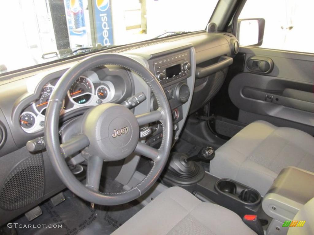 2008 Wrangler Rubicon 4x4 - Black / Dark Slate Gray/Medium Slate Gray photo #12