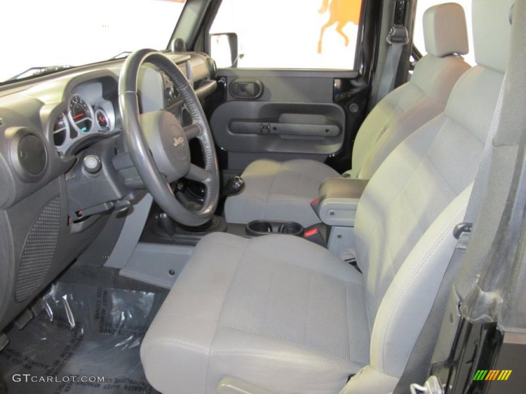 2008 Wrangler Rubicon 4x4 - Black / Dark Slate Gray/Medium Slate Gray photo #13