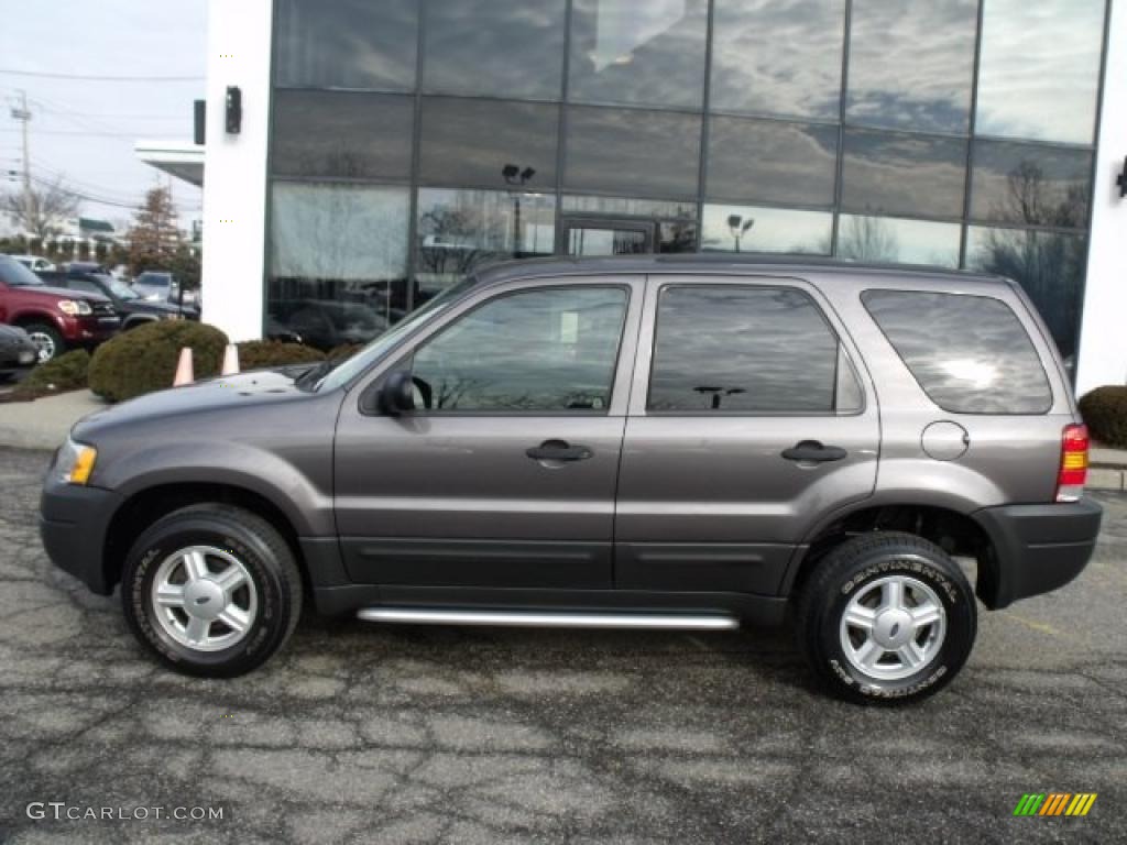 2003 Escape XLS - Dark Shadow Grey Metallic / Medium Dark Flint photo #7