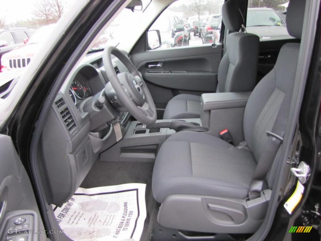 Dark Slate Gray Interior 2011 Jeep Liberty Jet Sport Photo #44912799