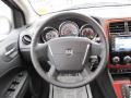 Dark Slate Gray/Red 2011 Dodge Caliber Rush Steering Wheel
