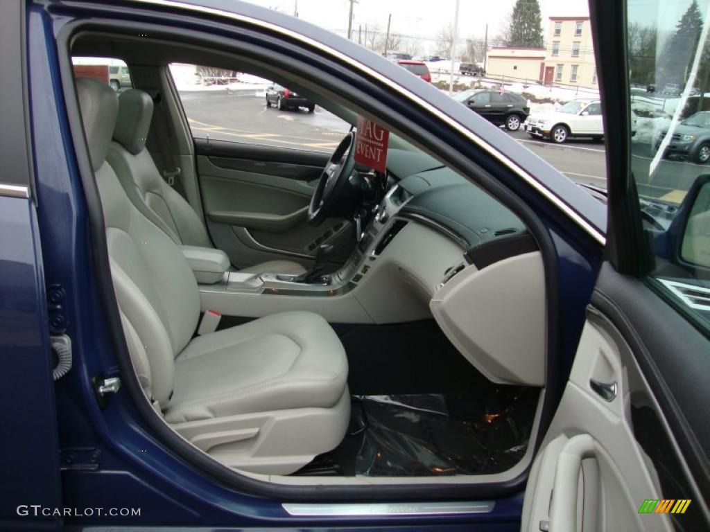 2009 CTS Sedan - Blue Diamond Tri-Coat / Light Titanium/Ebony photo #19