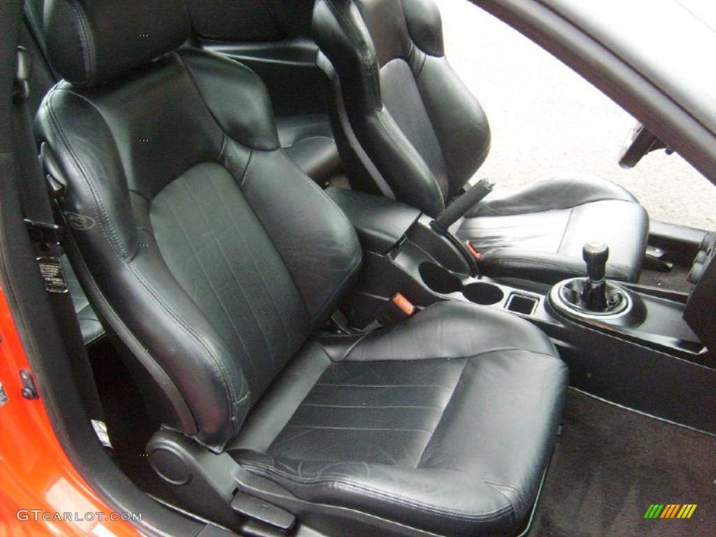 Black Interior 2003 Hyundai Tiburon GT V6 Photo #44913792