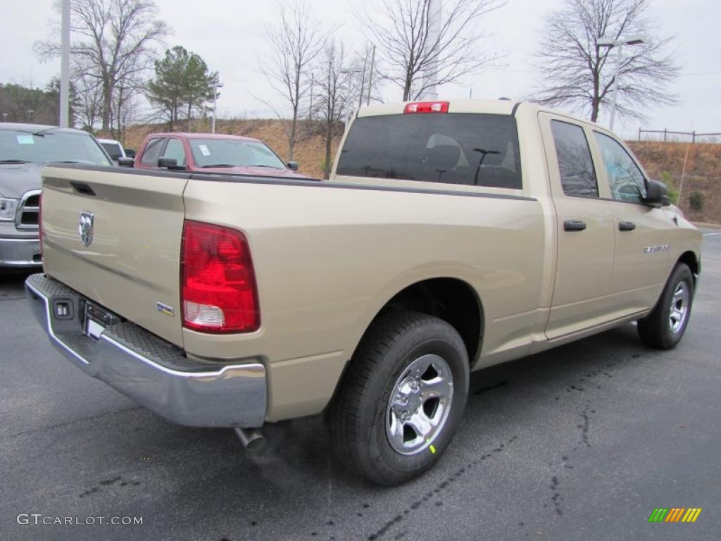 2011 Ram 1500 ST Quad Cab - White Gold / Dark Slate Gray/Medium Graystone photo #3