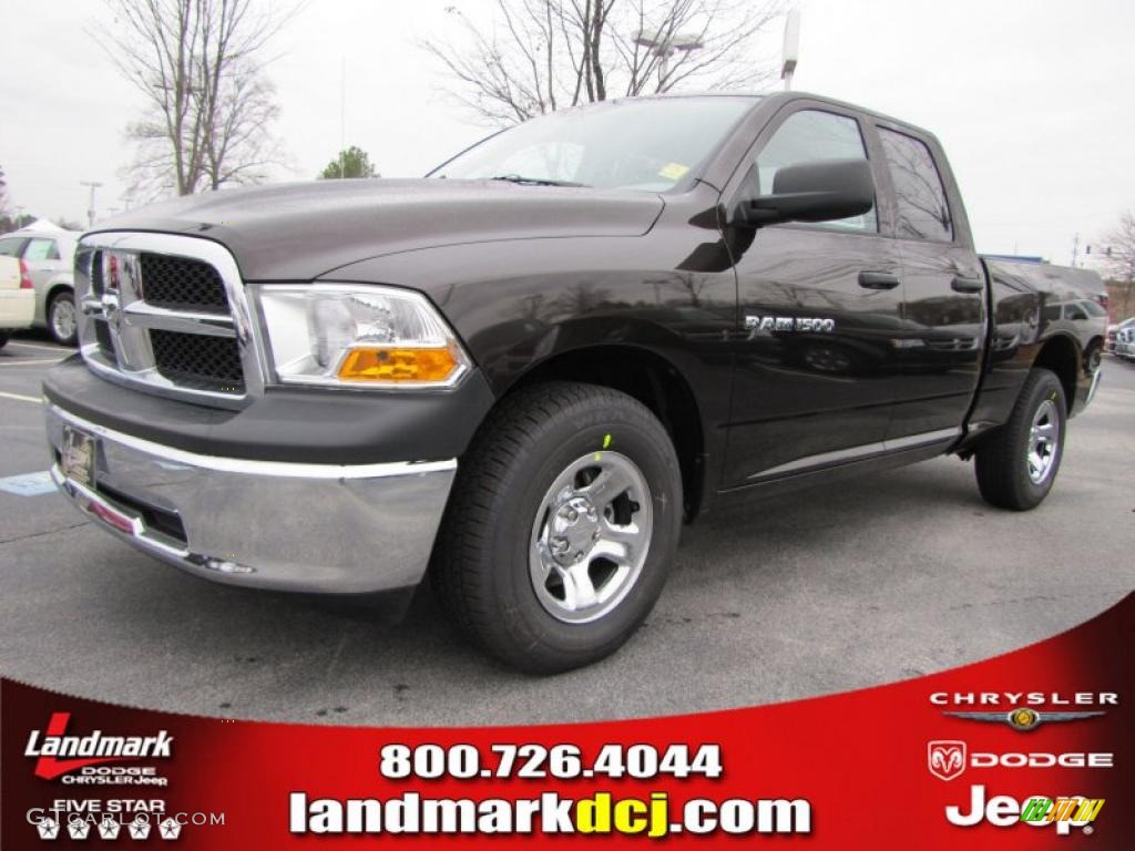 2011 Ram 1500 ST Quad Cab - Rugged Brown Pearl / Dark Slate Gray/Medium Graystone photo #1