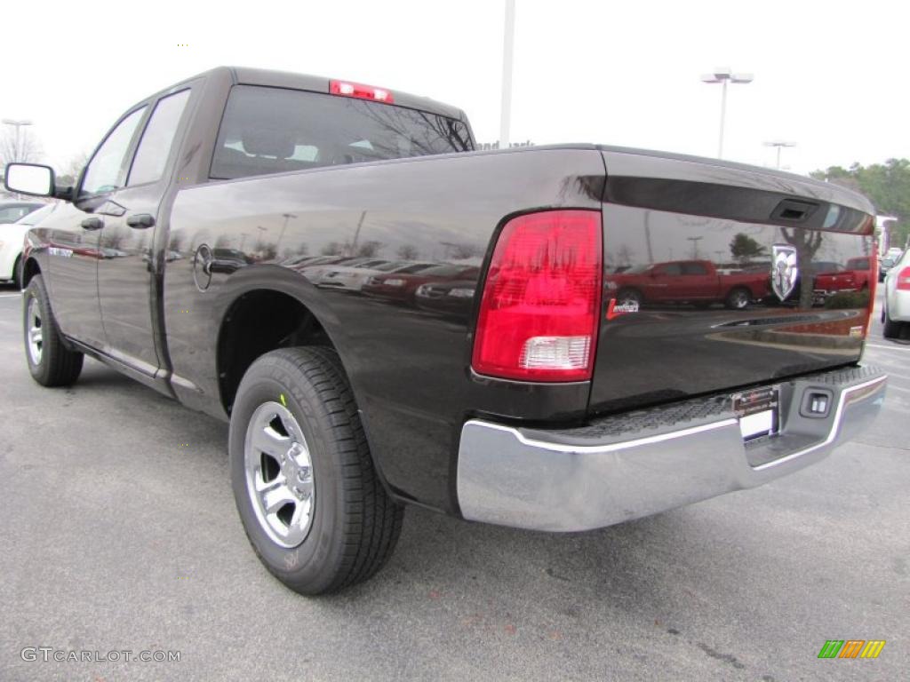 2011 Ram 1500 ST Quad Cab - Rugged Brown Pearl / Dark Slate Gray/Medium Graystone photo #2