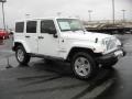 Front 3/4 View of 2011 Wrangler Unlimited Sahara 4x4