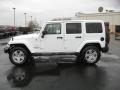 Bright White 2011 Jeep Wrangler Unlimited Sahara 4x4 Exterior