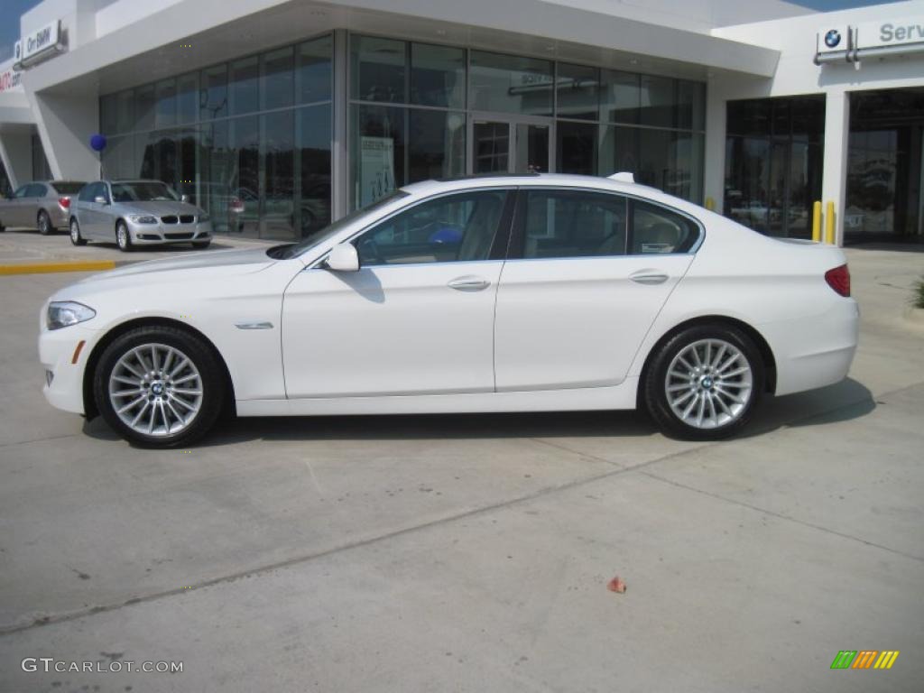 Alpine White 2011 BMW 5 Series 535i Sedan Exterior Photo #44914788