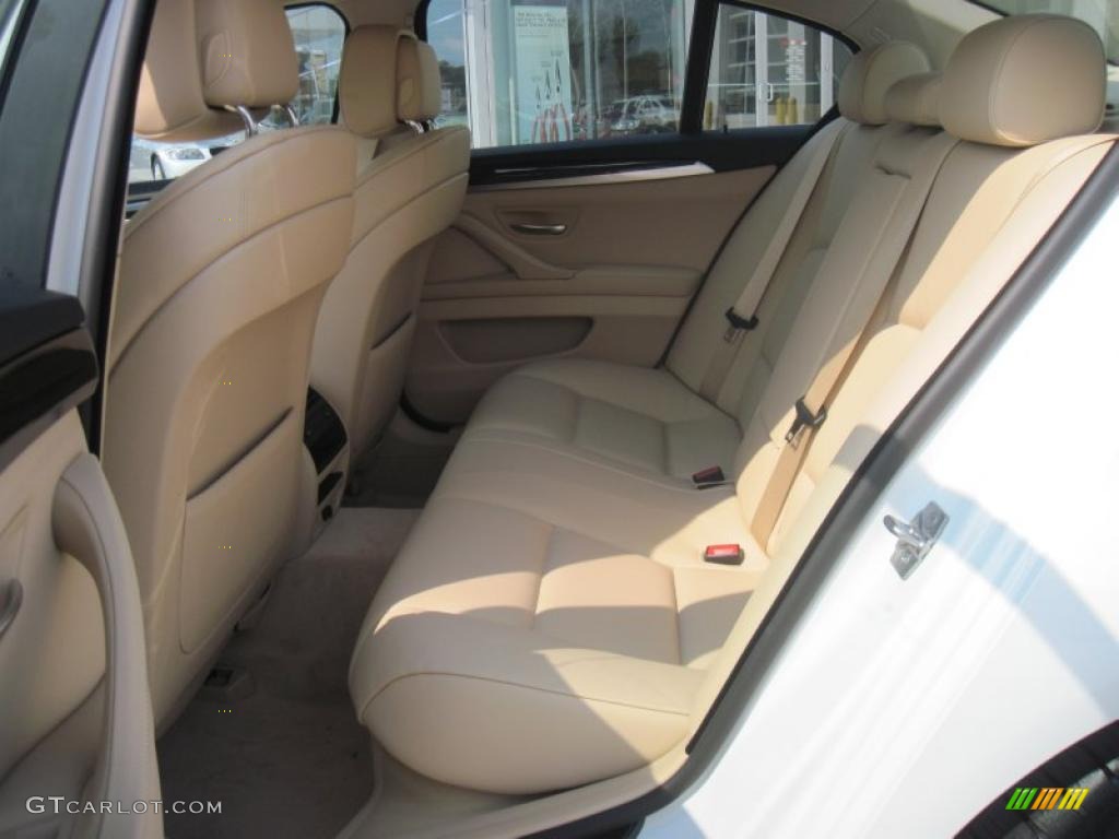 Venetian Beige Interior 2011 BMW 5 Series 535i Sedan Photo #44914852