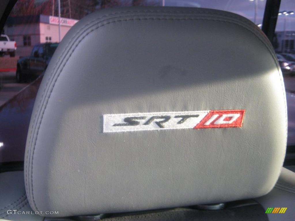 2006 Ram 1500 SRT-10 Regular Cab - Inferno Red Crystal Pearl / Medium Slate Gray photo #16