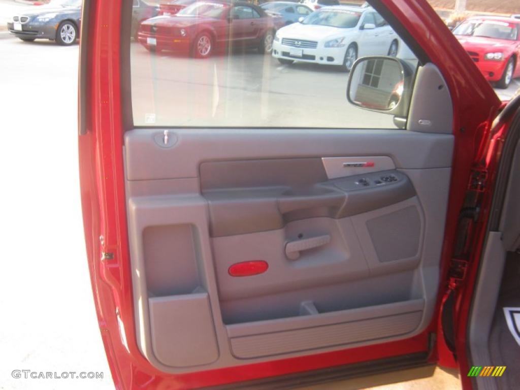 2006 Ram 1500 SRT-10 Regular Cab - Inferno Red Crystal Pearl / Medium Slate Gray photo #23