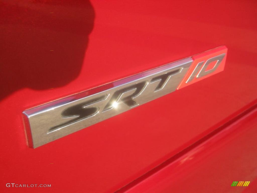 2006 Ram 1500 SRT-10 Regular Cab - Inferno Red Crystal Pearl / Medium Slate Gray photo #37