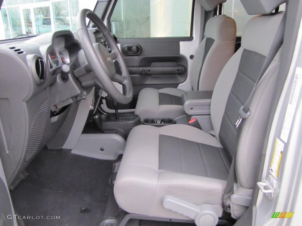 Dark Slate Gray/Medium Slate Gray Interior 2010 Jeep Wrangler Unlimited Sport 4x4 Photo #44917804