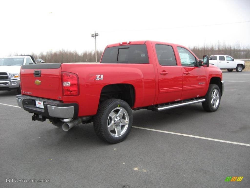 Victory Red 2011 Chevrolet Silverado 2500HD LTZ Crew Cab 4x4 Exterior Photo #44917960