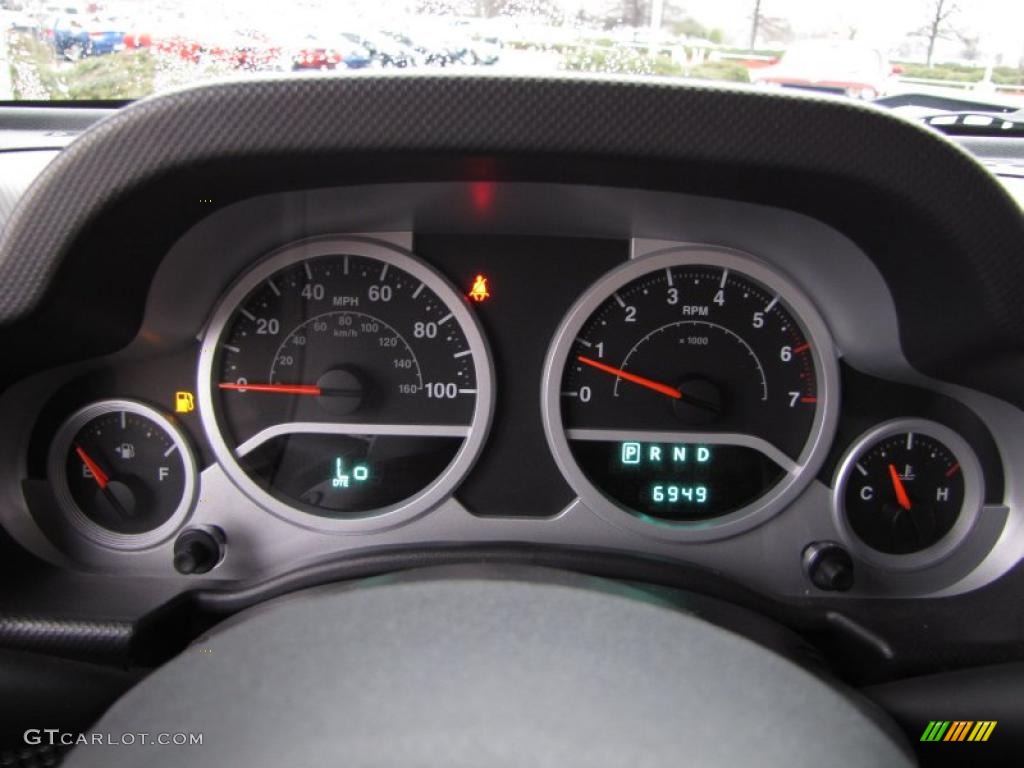 2010 Jeep Wrangler Unlimited Sport 4x4 Gauges Photo #44917992