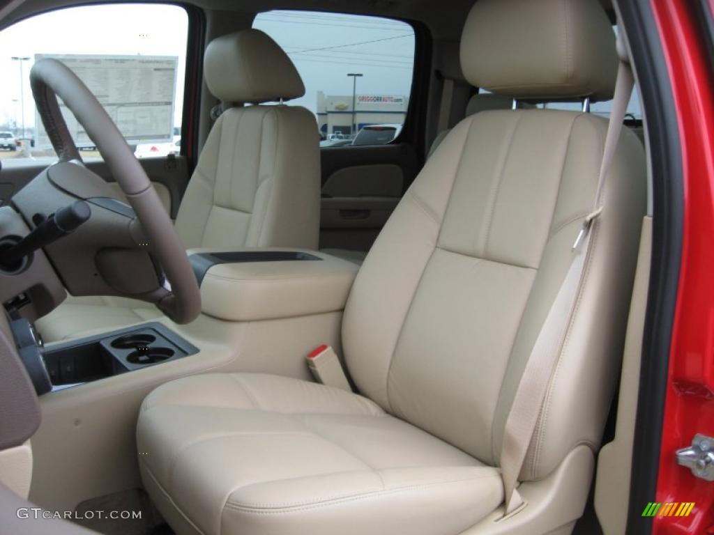 Dark Cashmere/Light Cashmere Interior 2011 Chevrolet Silverado 2500HD LTZ Crew Cab 4x4 Photo #44918068
