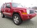 2010 Inferno Red Crystal Pearl Jeep Commander Sport  photo #7