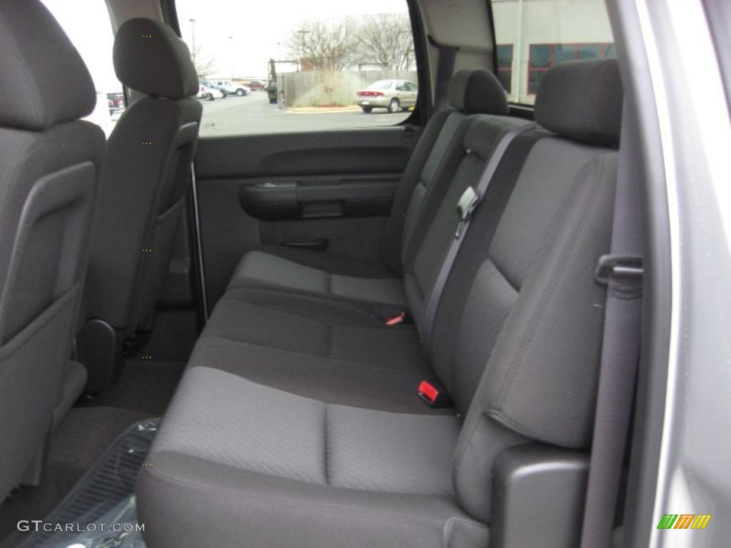 2011 Silverado 1500 LS Crew Cab - Sheer Silver Metallic / Dark Titanium photo #14