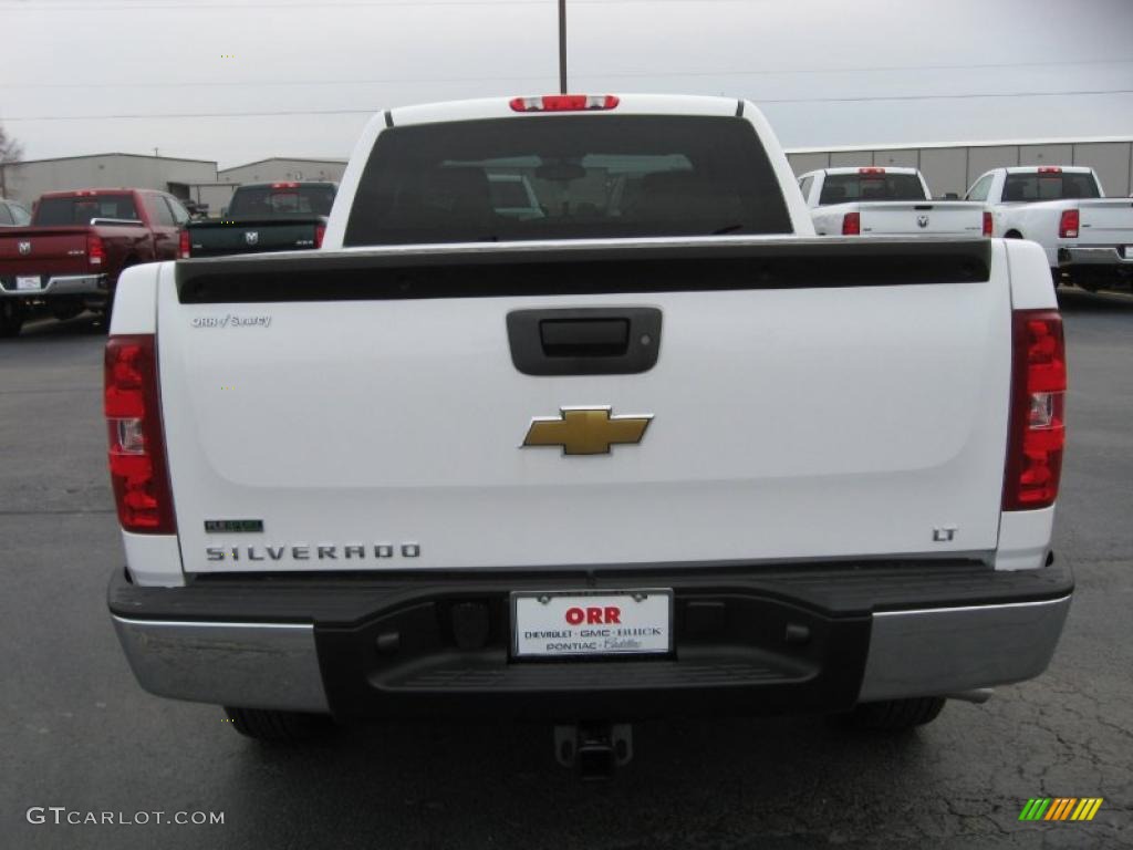 2011 Silverado 1500 LT Extended Cab - Summit White / Light Cashmere/Ebony photo #6