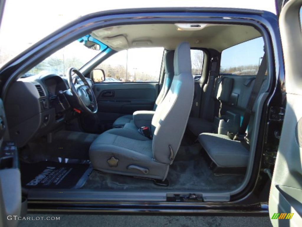 2006 Colorado Z71 Extended Cab 4x4 - Black / Medium Pewter photo #9