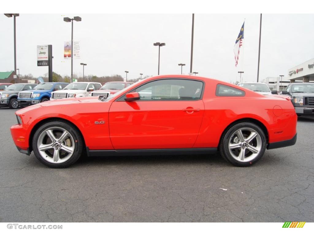 2011 Mustang GT Premium Coupe - Race Red / Charcoal Black photo #5