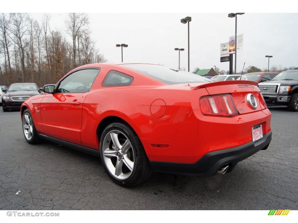 2011 Mustang GT Premium Coupe - Race Red / Charcoal Black photo #35