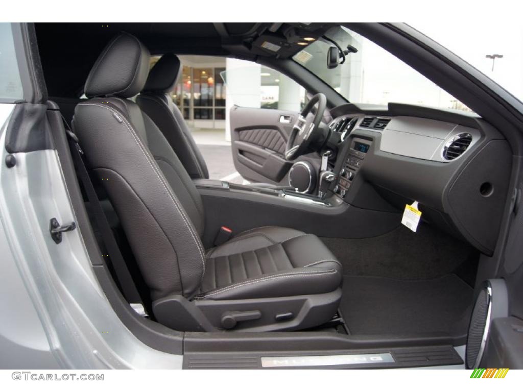 Charcoal Black Interior 2011 Ford Mustang GT Premium Convertible Photo #44919580