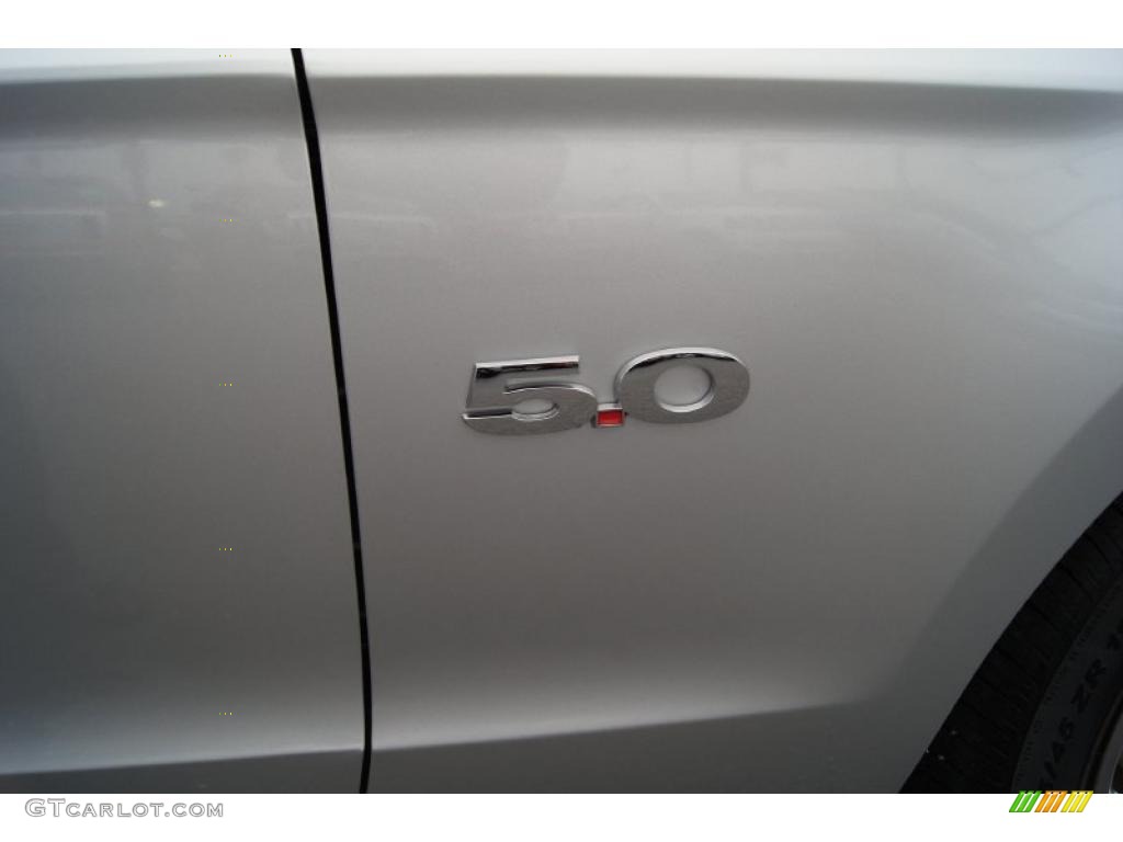 2011 Mustang GT Premium Convertible - Ingot Silver Metallic / Charcoal Black photo #15