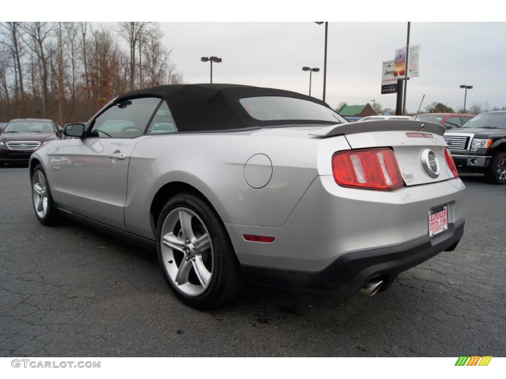 2011 Mustang GT Premium Convertible - Ingot Silver Metallic / Charcoal Black photo #36