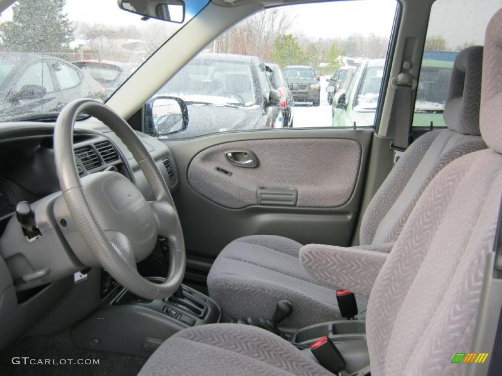 Gray Interior 2001 Suzuki Grand Vitara JLX 4x4 Photo #44920776